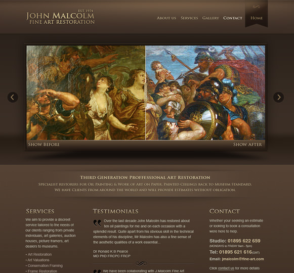 John Malcolm Fine Art Restoration
